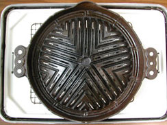 中期の鍋(隙間が有る)